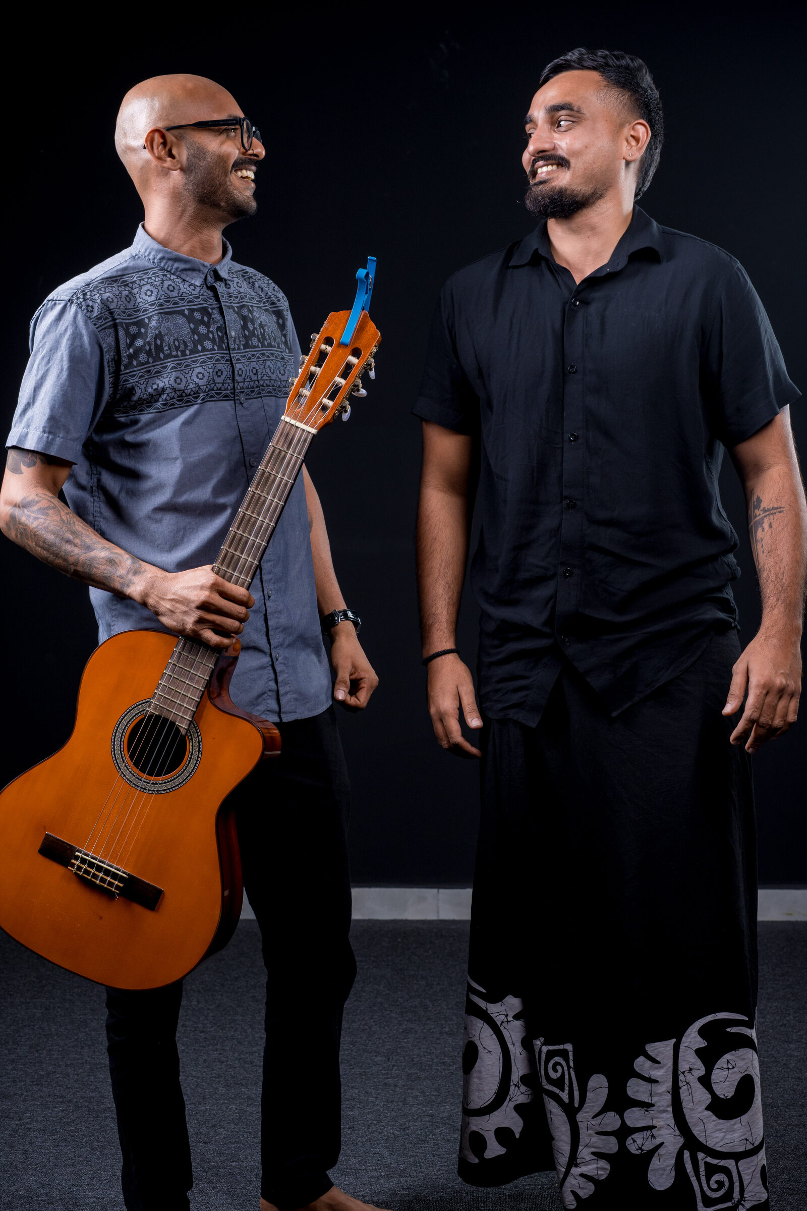 The Authentic duo, guitarist and singer
